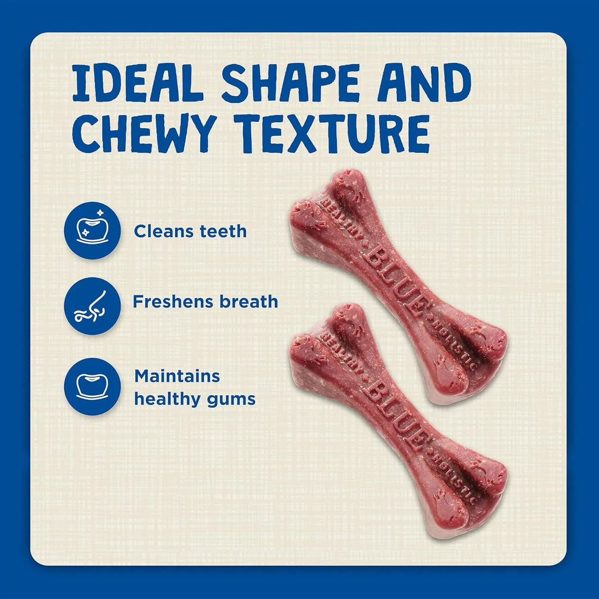 BLUE BUFFALO - Blue Buffalo Dental Bones for Large Dogs 50 lbs. & Above 17 Piezas - The Red Vitamin MX - Cuidado Dental Para Perros - {{ shop.shopifyCountryName }}