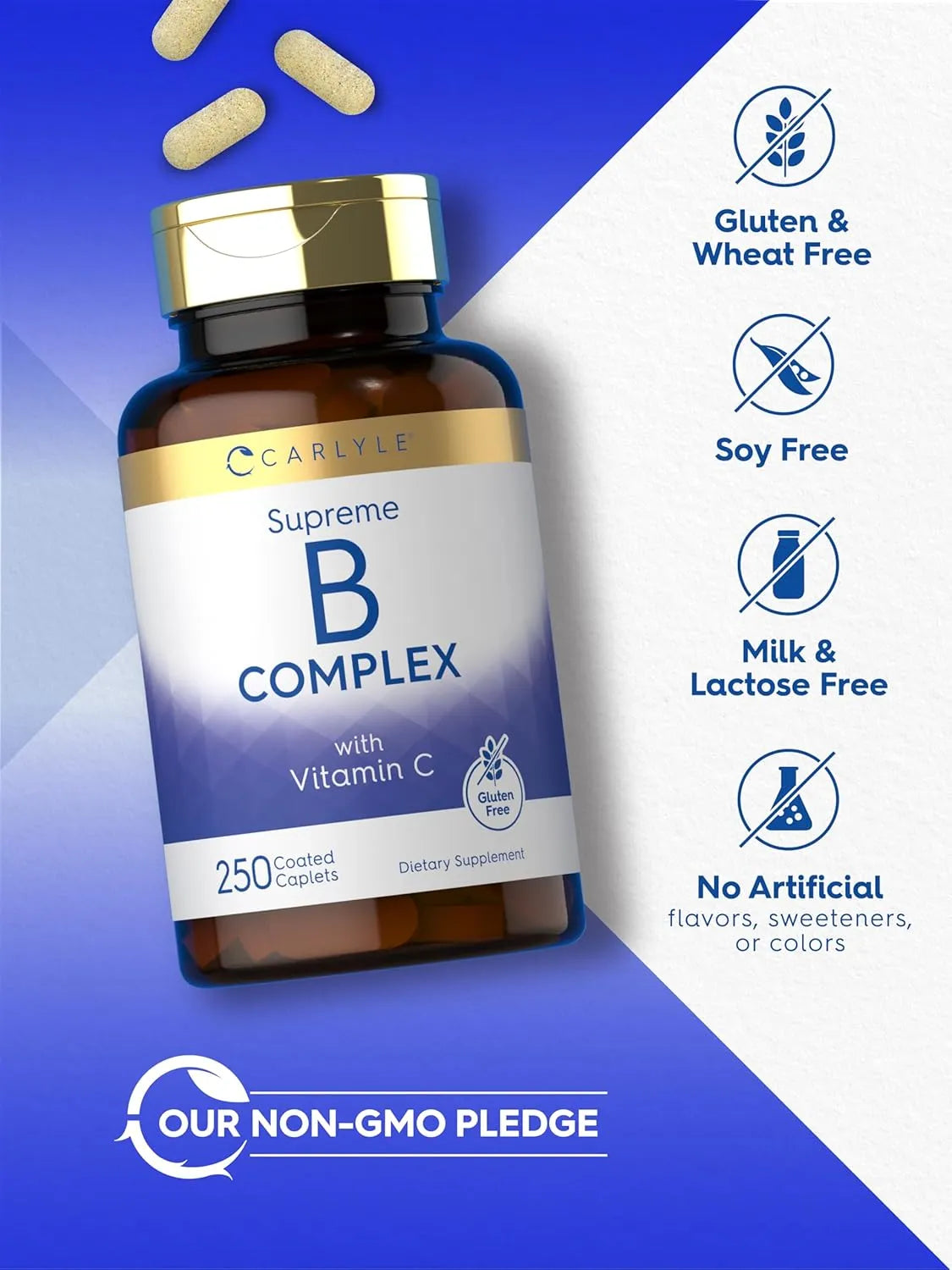 CARLYLE - Carlyle Vitamin B Complex Plus Vitamin C 250 Tabletas - The Red Vitamin MX - Suplementos Alimenticios - {{ shop.shopifyCountryName }}