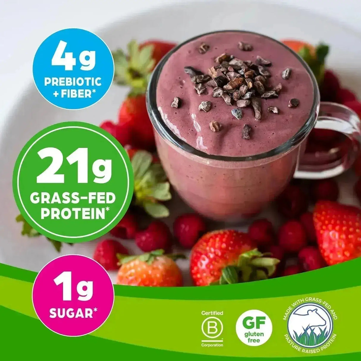 ORGAIN - Orgain Grass Fed Whey Protein Powder Creamy Chocolate Fudge 1.82 Lb. - The Red Vitamin MX - Suplementos Alimenticios - {{ shop.shopifyCountryName }}