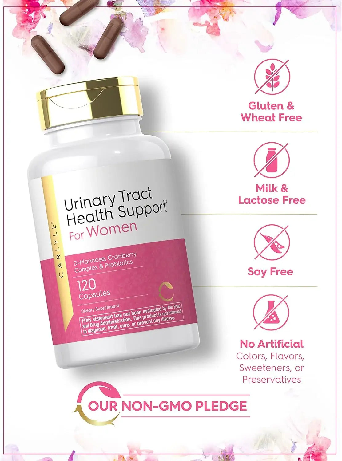 CARLYLE - Carlyle Urinary Tract Health for Women 120 Capsulas - The Red Vitamin MX - Suplementos Alimenticios - {{ shop.shopifyCountryName }}