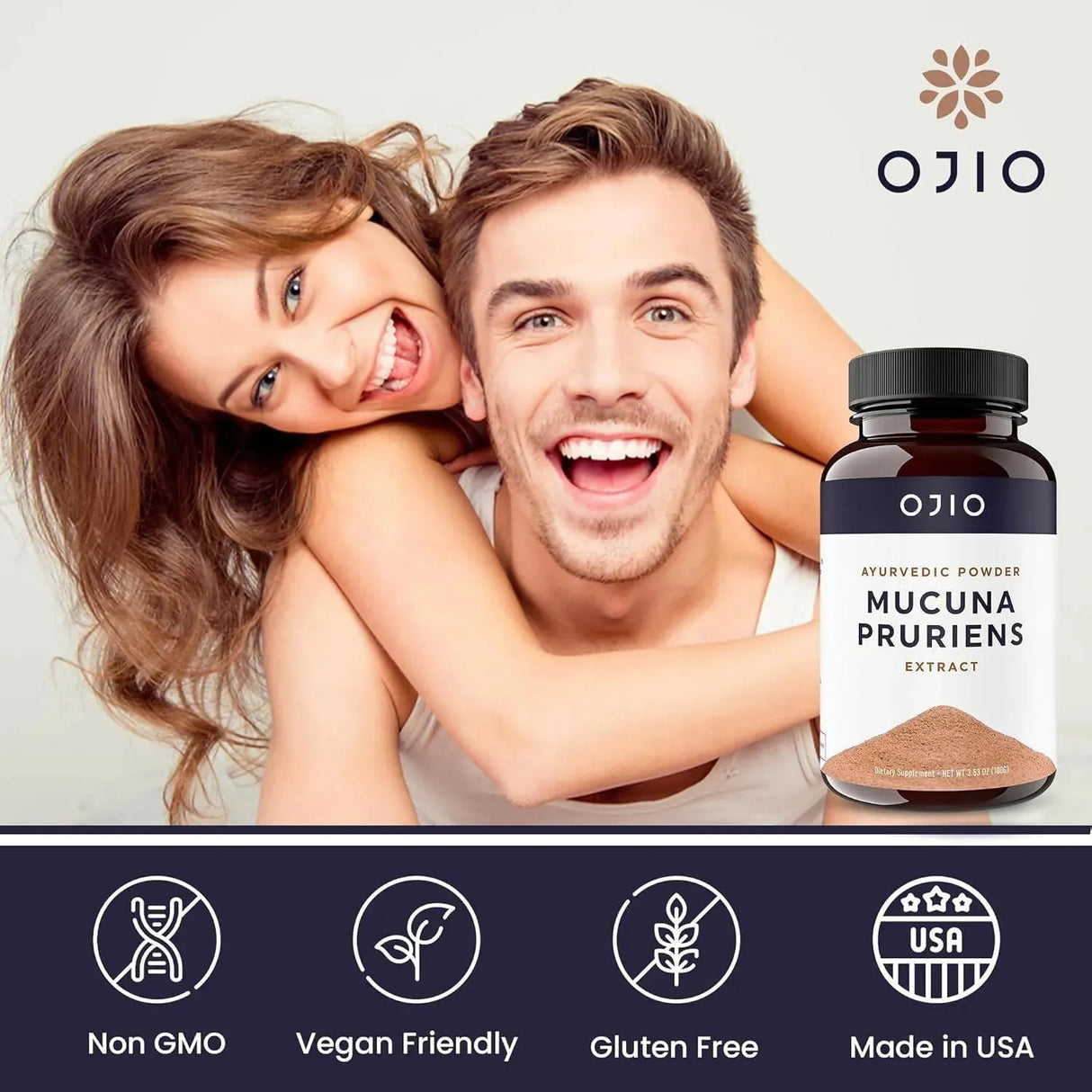 OJIO - Ojio Mucuna Pruriens Pure Extract Powder 100Gr. - The Red Vitamin MX - Suplementos Alimenticios - {{ shop.shopifyCountryName }}
