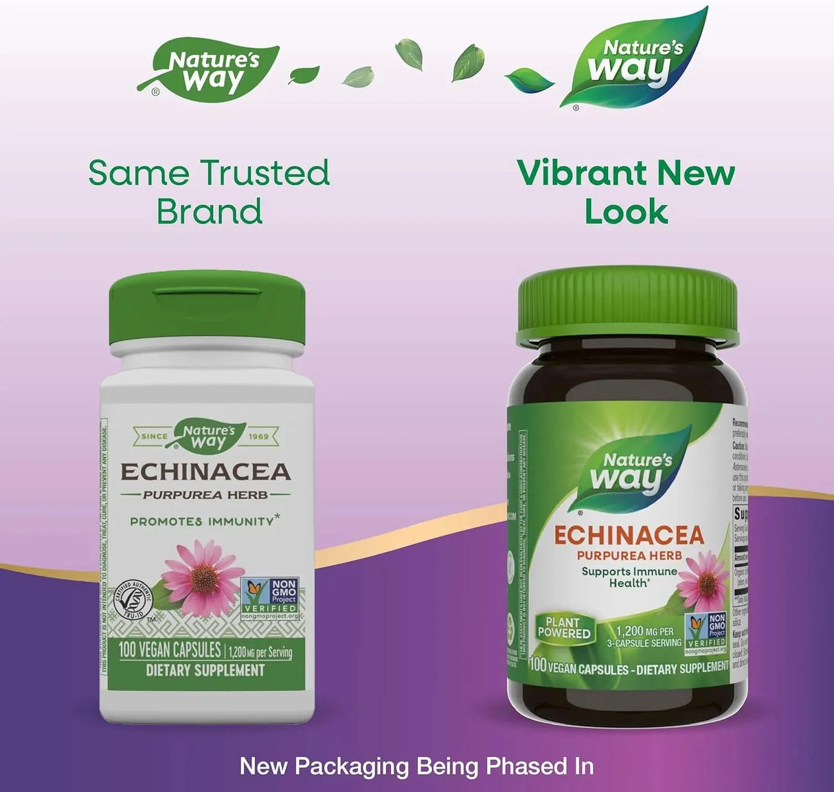 NATURE'S WAY - Nature's Way Echinacea Purpurea Herb 1200Mg. 100 Capsulas - The Red Vitamin MX - Suplementos Alimenticios - {{ shop.shopifyCountryName }}