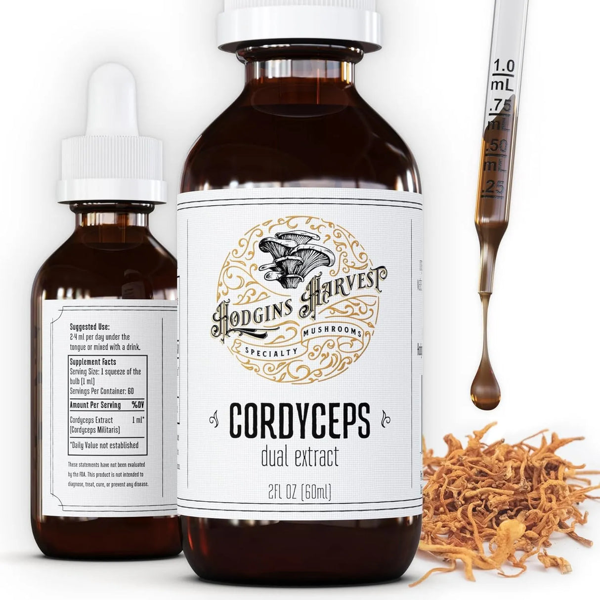 HODGINS HARVEST - Hodgins Harvest Organic Cordyceps Tincture 2 Fl.Oz. - The Red Vitamin MX - Suplementos Alimenticios - {{ shop.shopifyCountryName }}