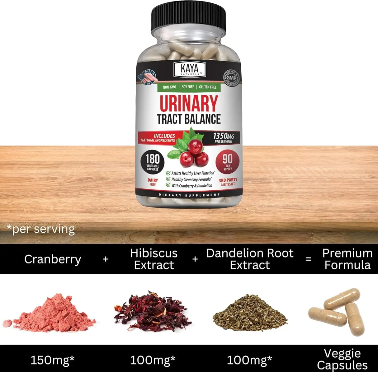 KAYA NATURALS - Kaya Naturals Urinary Tract Balance 180 Capsulas - The Red Vitamin MX - Suplementos Alimenticios - {{ shop.shopifyCountryName }}