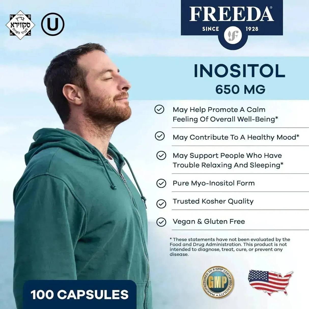 FREEDA - FREEDA Pure Inositol 100 Capsulas - The Red Vitamin MX - Suplementos Alimenticios - {{ shop.shopifyCountryName }}