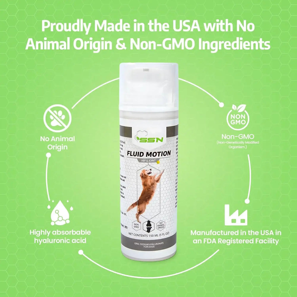 SOUND SCIENCE NUTRITION - Sound Science Nutrition Fluid Motion Hip & Joint Support for Dogs Liquid 5 Fl.Oz. 2 Pack - The Red Vitamin MX - Cuidado De Cadera Y Articulaciones Para Perros - {{ shop.shopifyCountryName }}