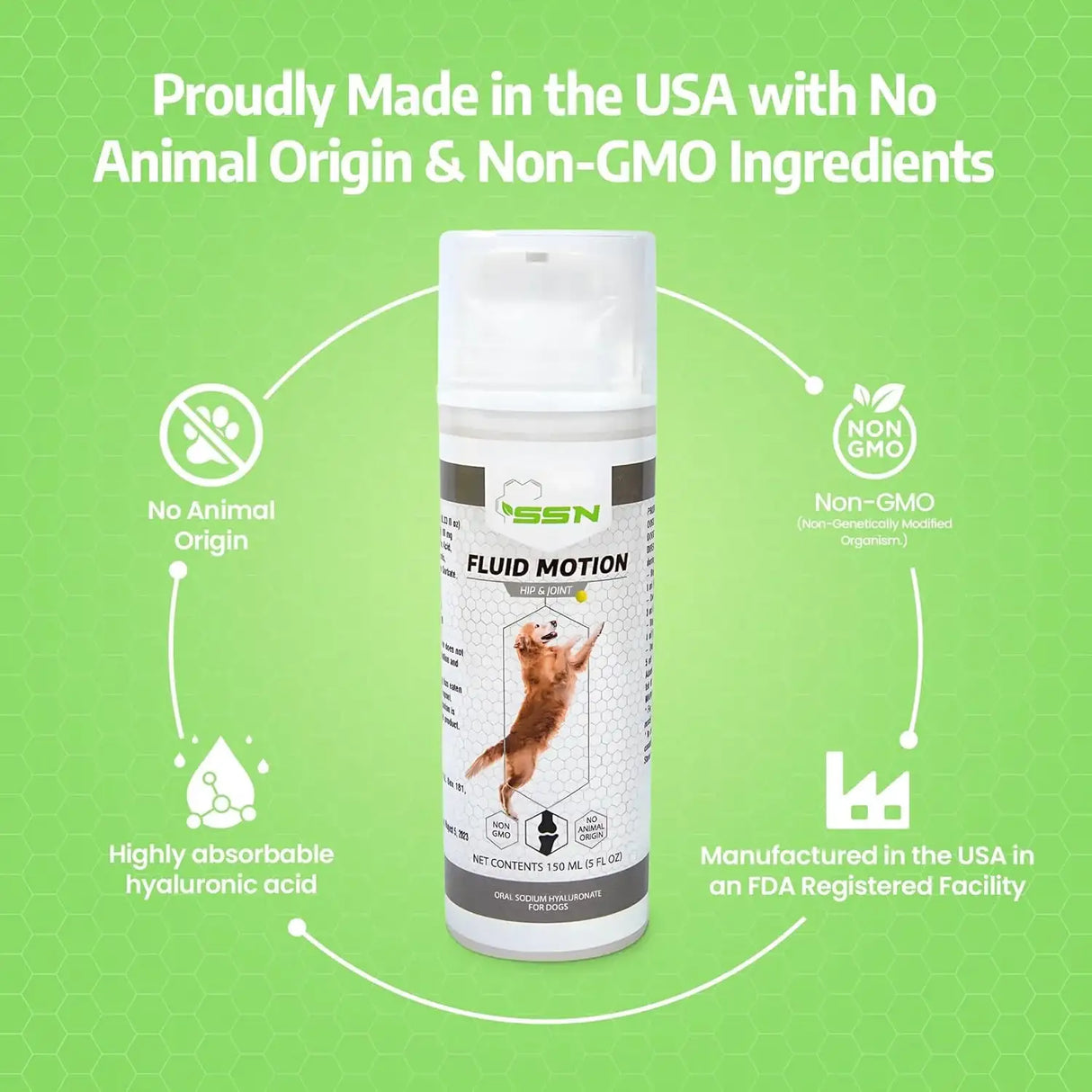 SOUND SCIENCE NUTRITION - Sound Science Nutrition Fluid Motion Hip & Joint Support for Dogs Liquid 5 Fl.Oz. 2 Pack - The Red Vitamin MX - Cuidado De Cadera Y Articulaciones Para Perros - {{ shop.shopifyCountryName }}