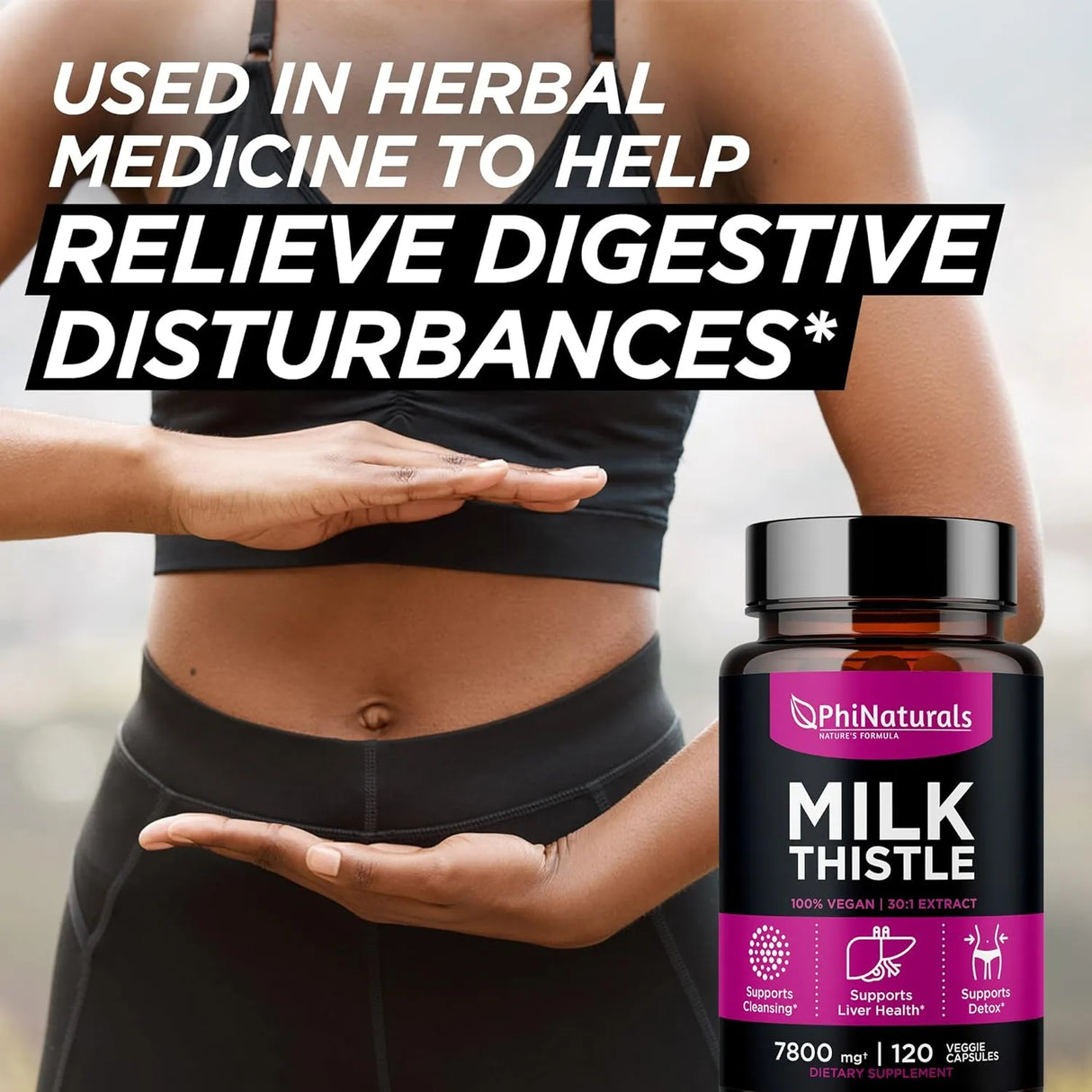 PHINATURALS - PhiNaturals Milk Thistle Extract 260Mg. 120 Capsulas - The Red Vitamin MX - Suplementos Alimenticios - {{ shop.shopifyCountryName }}