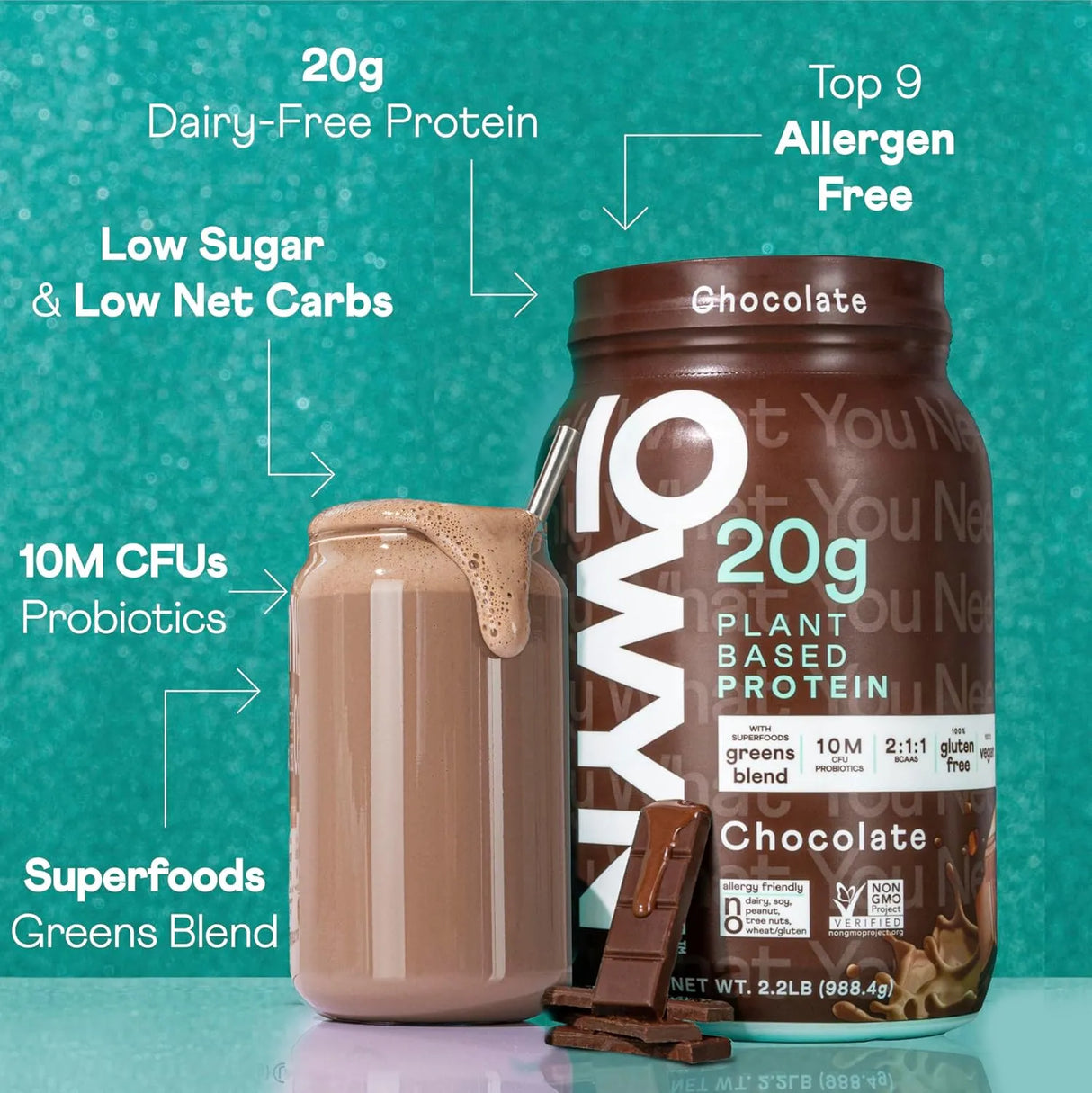 OWYN - OWYN Only What You Need Dairy Free 20g Protein Powder Chocolate 988Gr. - The Red Vitamin MX - Suplementos Alimenticios - {{ shop.shopifyCountryName }}