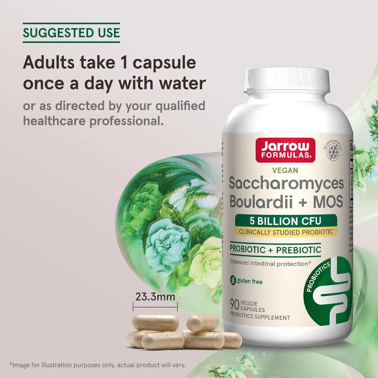 JARROW FORMULAS - Jarrow Formulas Saccharomyces Boulardii Probiotics + MOS 5 Billion CFU 90 Capsulas - The Red Vitamin MX - Suplementos Alimenticios - {{ shop.shopifyCountryName }}