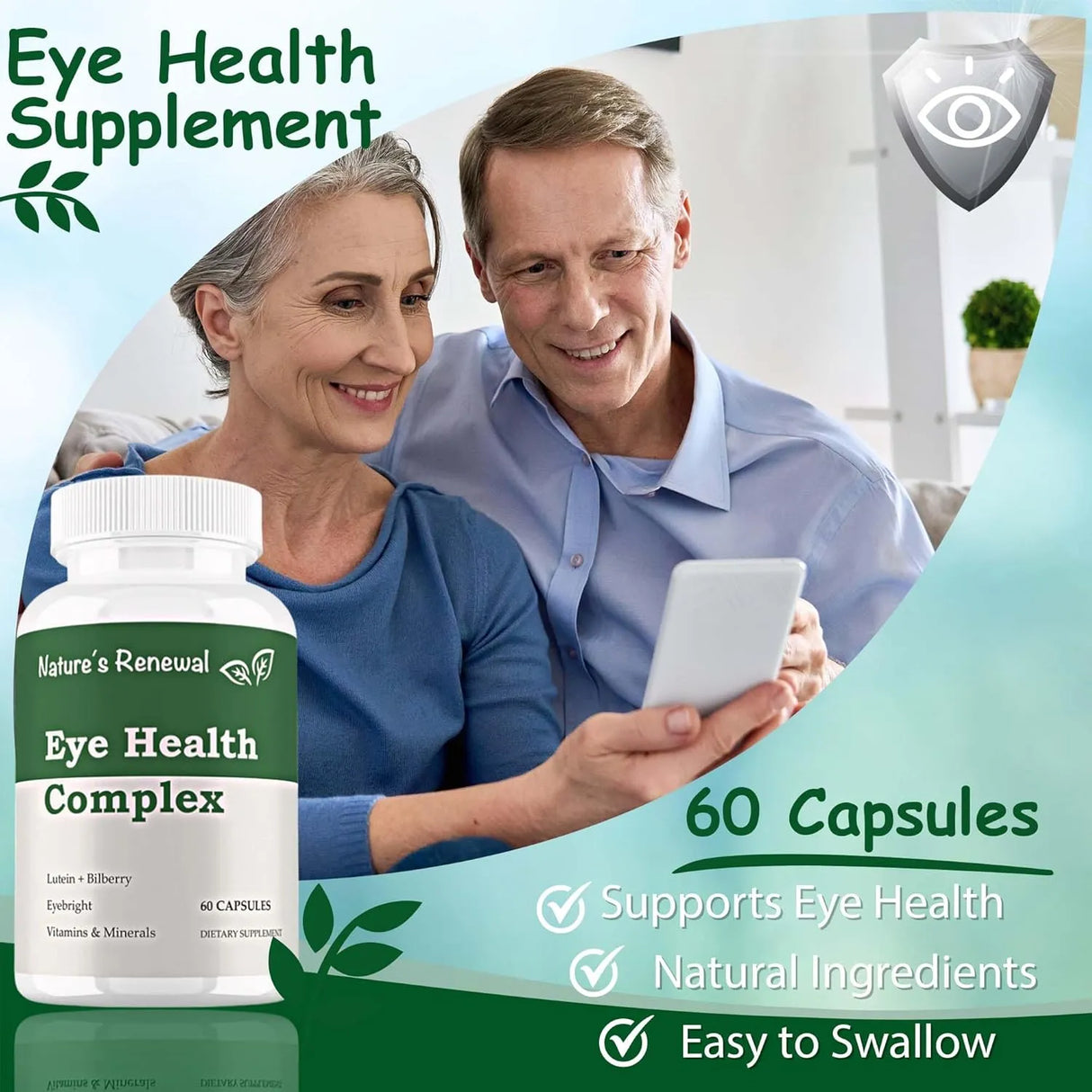 NATURE'S RENEWAL - Nature's Renewal Eye Health Complex 60 Capsulas - The Red Vitamin MX - Suplementos Alimenticios - {{ shop.shopifyCountryName }}