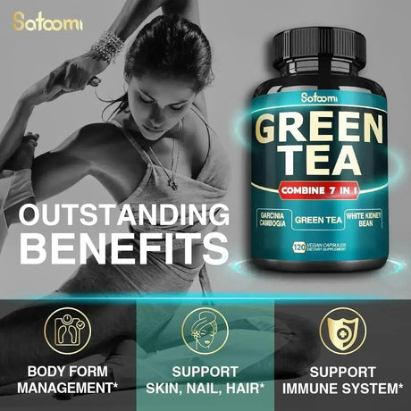 SATOOMI - Satoomi Green Tea Extract 13200Mg. 120 Capsulas - The Red Vitamin MX - Suplementos Alimenticios - {{ shop.shopifyCountryName }}