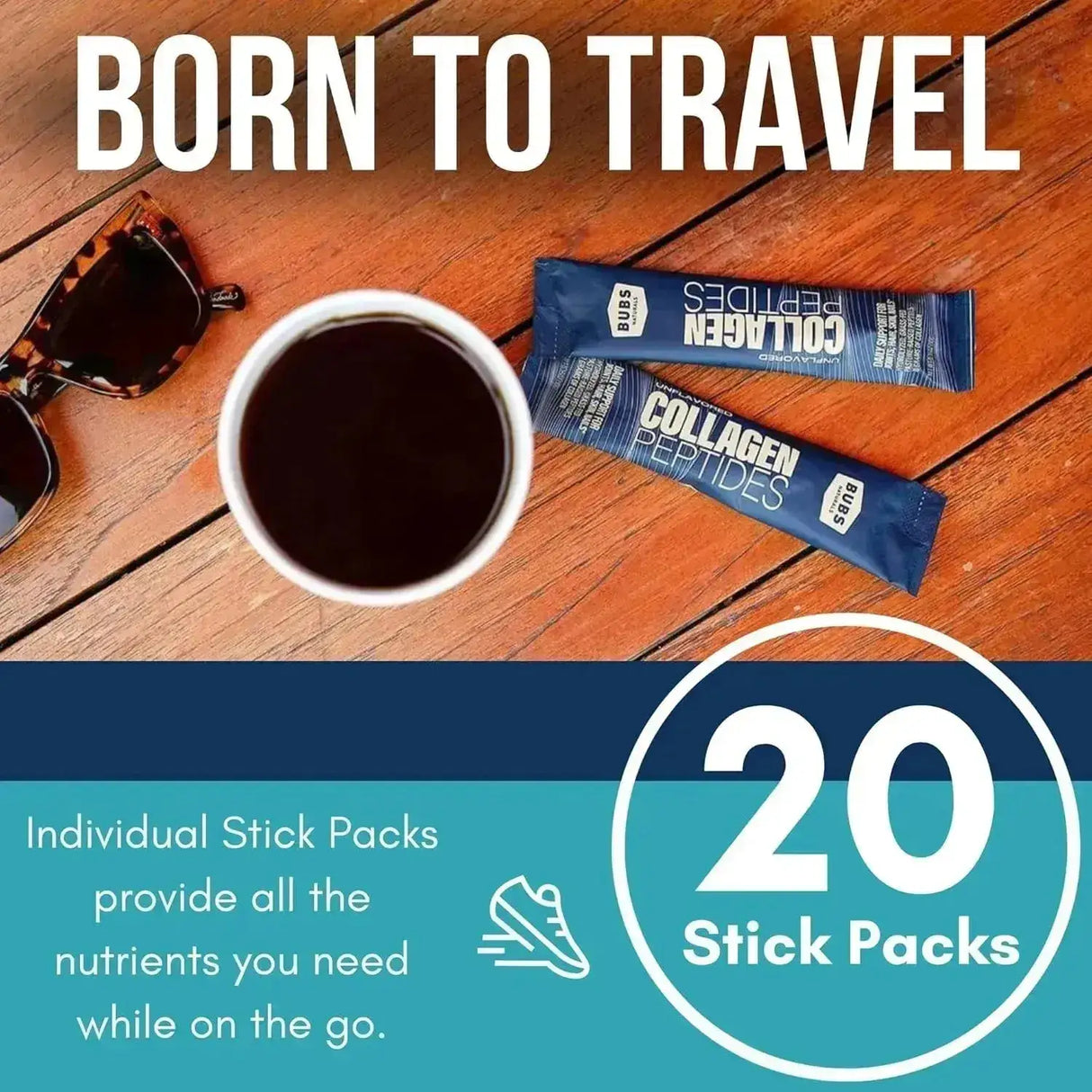 BUBS - BUBS Naturals Unflavored Collagen Peptides Powder 20 Paquetes - The Red Vitamin MX - Suplementos Alimenticios - {{ shop.shopifyCountryName }}