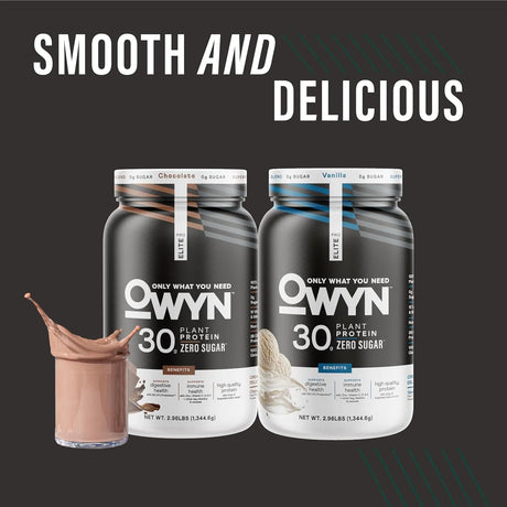 OWYN - OWYN Only What You Need Pro Elite Vegan 30g Plant-Based High Protein Powder Dark Chocolate 1344Gr. - The Red Vitamin MX - Suplementos Alimenticios - {{ shop.shopifyCountryName }}