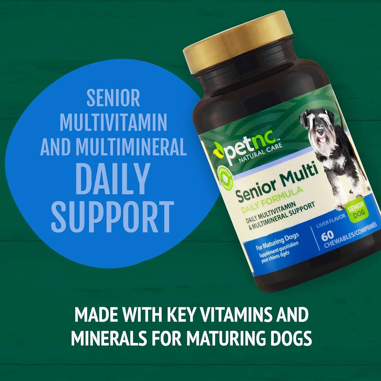 PETNC - PetNC Natural Care Senior Multi Chewables for Dogs 60 Masticables - The Red Vitamin MX - Multivitamínicos Para Perros - {{ shop.shopifyCountryName }}