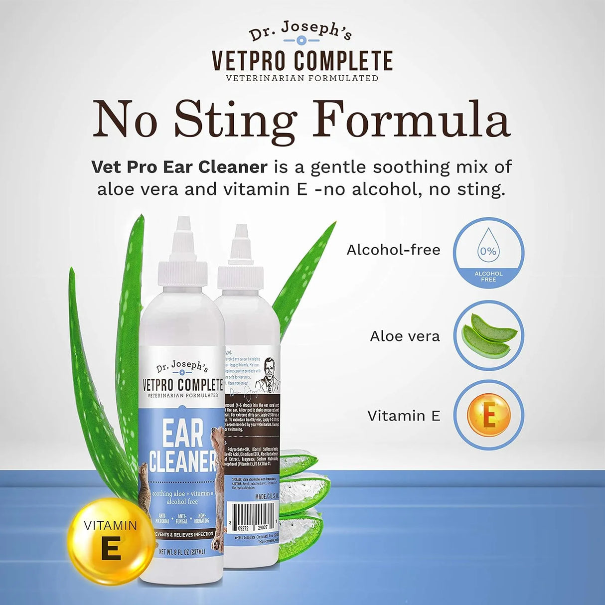 DR. JOSEPH'S - Dr. Joseph's VetPro Complete Dog Ear Cleaner 237Ml. - The Red Vitamin MX - Cuidado Del Oído De Perros - {{ shop.shopifyCountryName }}