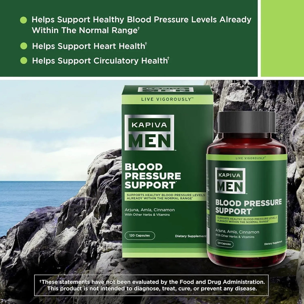 KAPIVA MEN - KAPIVA MEN Blood Pressure Support 120 Capsulas - The Red Vitamin MX - Suplementos Alimenticios - {{ shop.shopifyCountryName }}