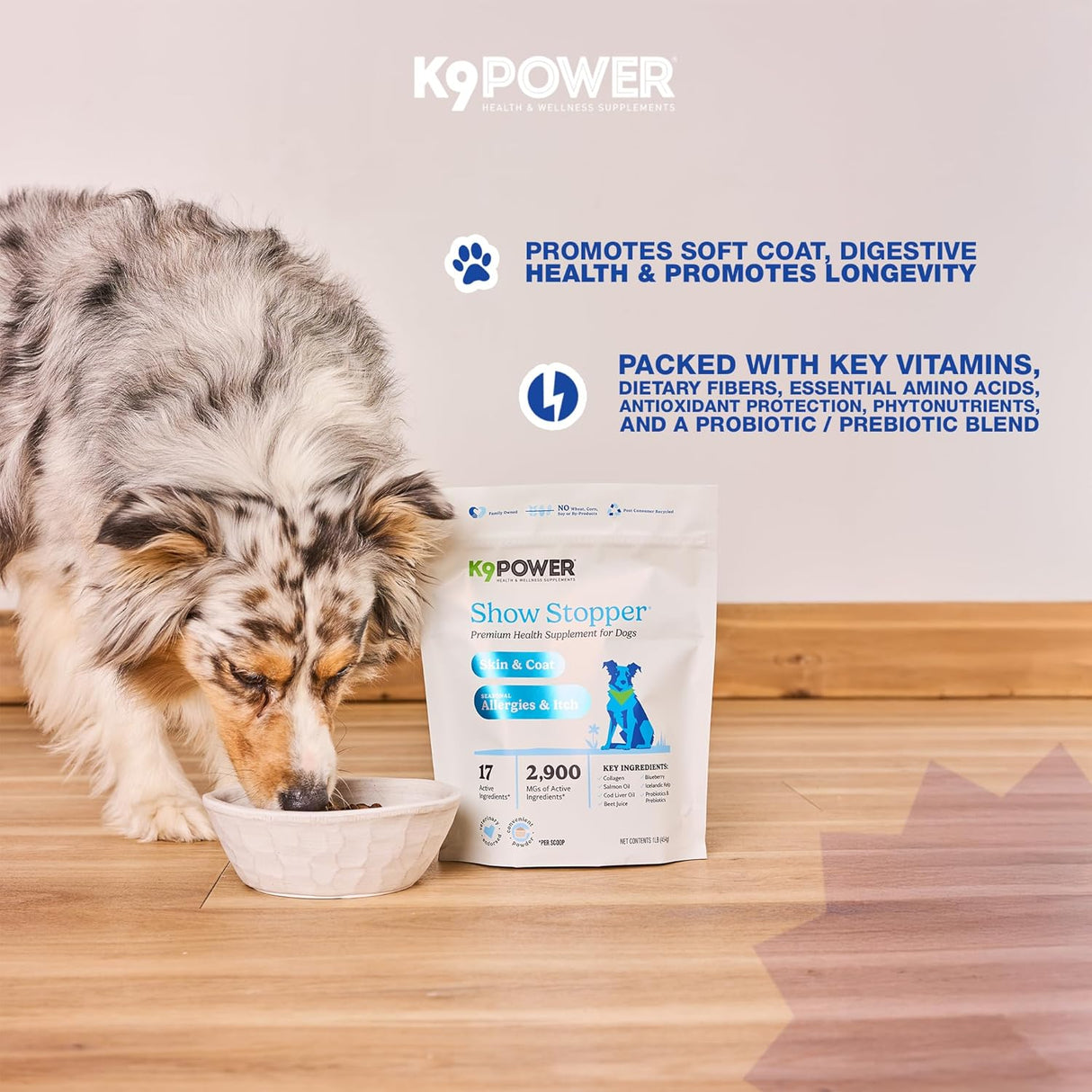 K9 Power Show Stopper for Dogs 454Gr. 2 Pack