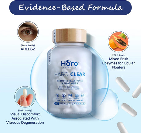 HARO HEALTH - Haro Health HARO Clear Eye Vitamins 90 Capsulas - The Red Vitamin MX - Suplementos Alimenticios - {{ shop.shopifyCountryName }}