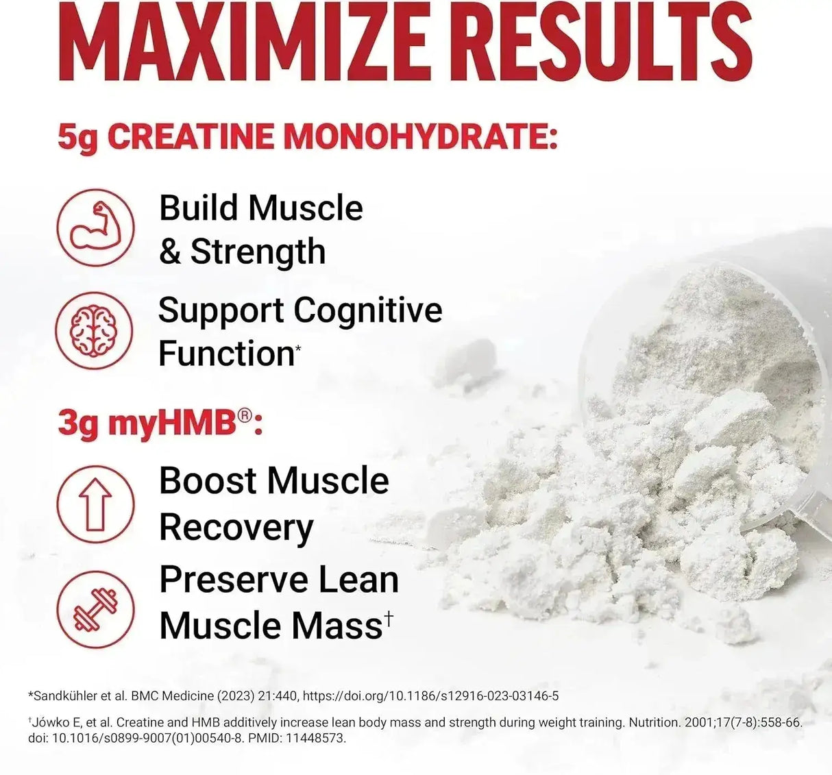 FORCE FACTOR - Force Factor Creatine HMB Powder Unflavored 30 Servicios 250Gr. - The Red Vitamin MX - Suplementos Alimenticios - {{ shop.shopifyCountryName }}