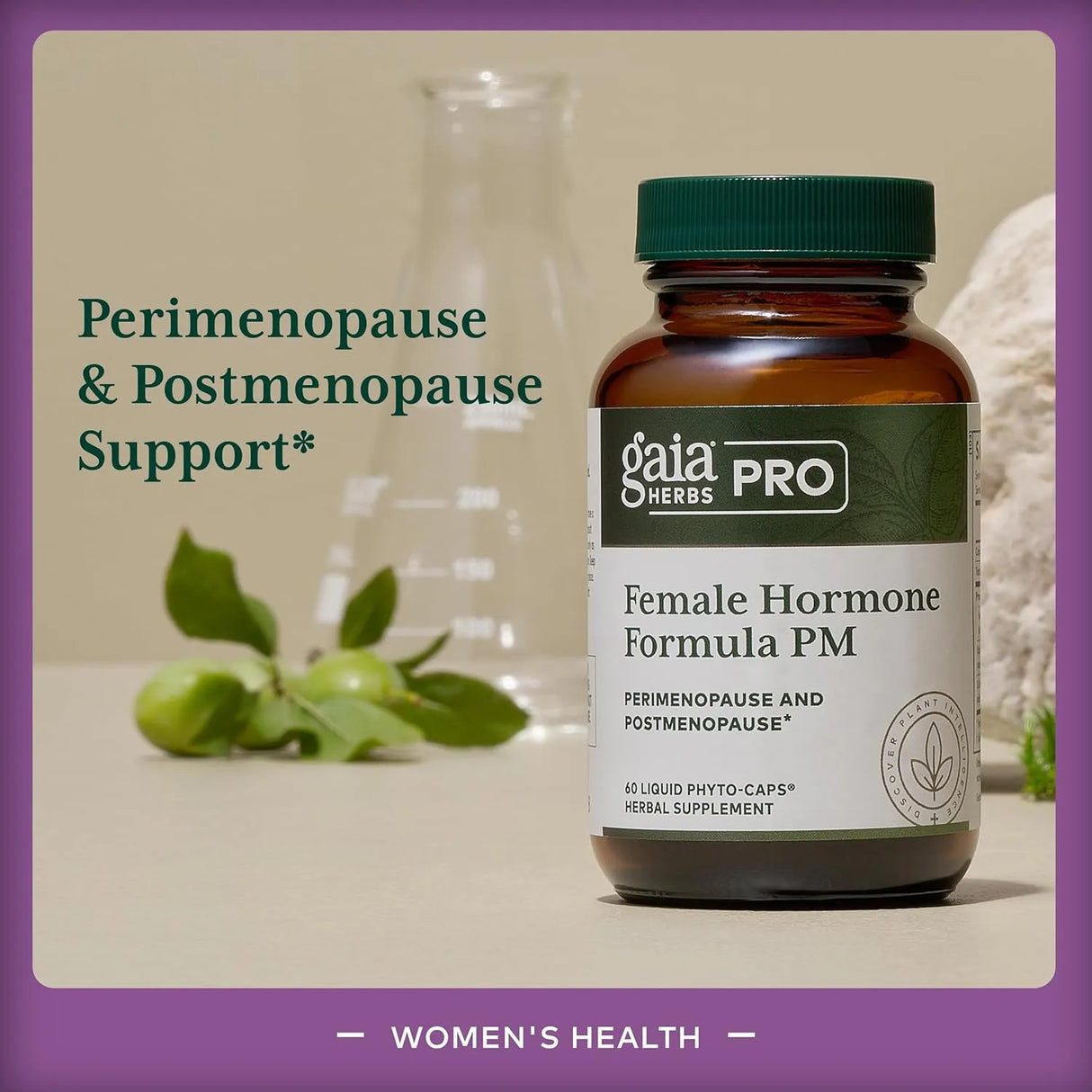 GAIA HERBS - Gaia Herbs Pro Female Hormone Support PM 60 Capsulas - The Red Vitamin MX - Suplementos Alimenticios - {{ shop.shopifyCountryName }}