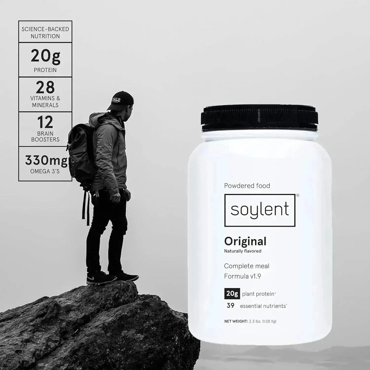 SOYLENT - Soylent Complete Nutrition Meal Replacement Protein Powder Original 1.08 Kg. - The Red Vitamin MX - Suplementos Alimenticios - {{ shop.shopifyCountryName }}