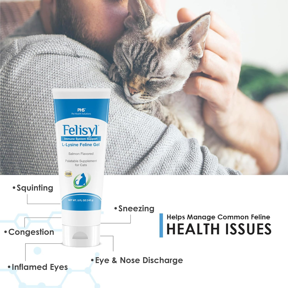 Felisyl L-Lysine Gel for Cats 5 Oz. 2 Pack