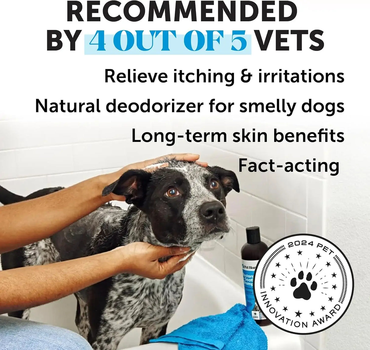 PET HONESTY - Pet Honesty Restore + Soothe Shampoo for Sensitive Skin for Dogs & Cats 12 Fl.Oz. - The Red Vitamin MX - Remedios Para La Picazón De Perros - {{ shop.shopifyCountryName }}