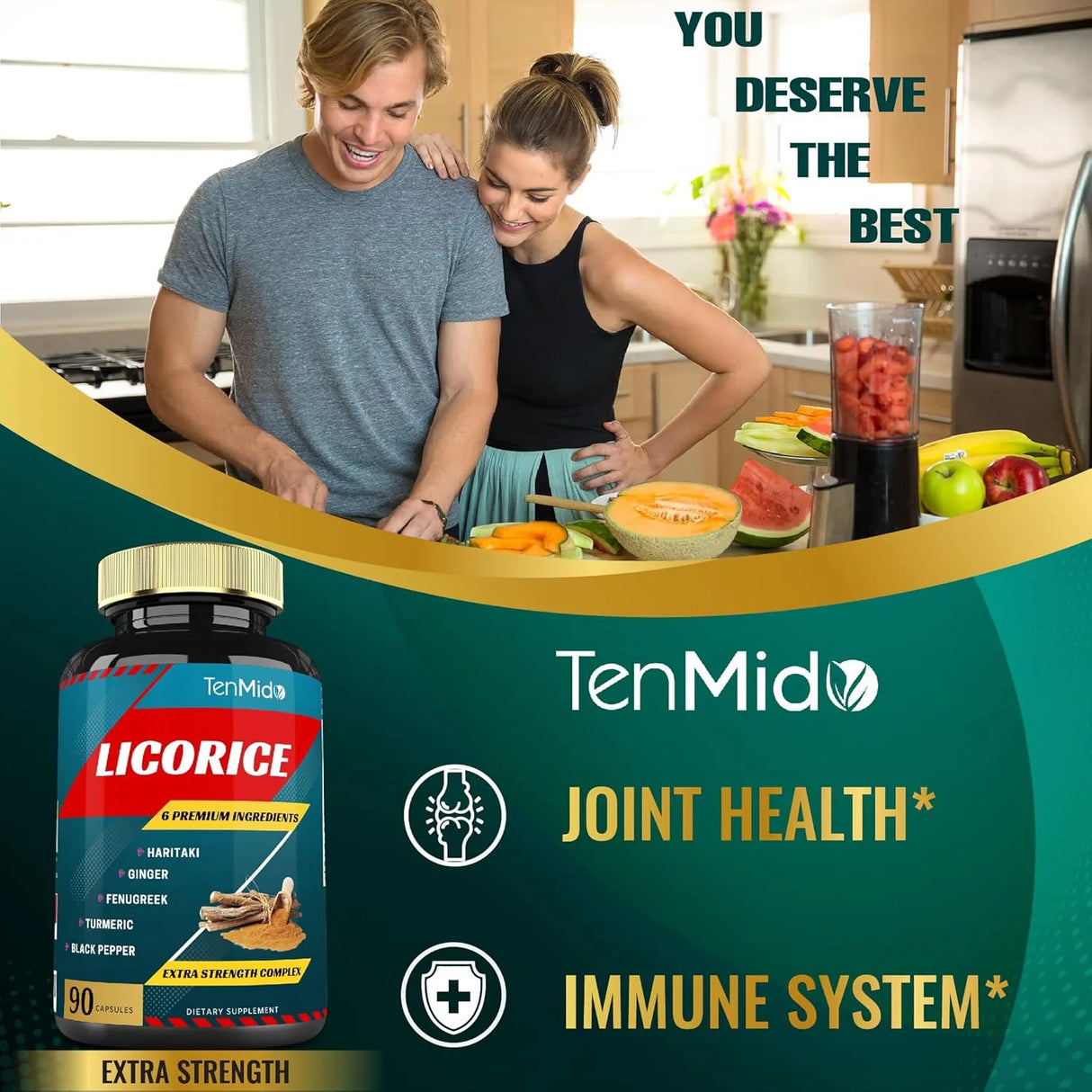 TENMIDO - Tenmido Licorice Extract 90 Capsulas - The Red Vitamin MX - Suplementos Alimenticios - {{ shop.shopifyCountryName }}