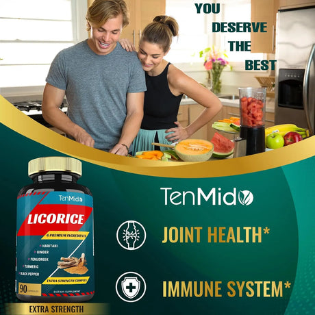 TENMIDO - Tenmido Licorice Extract 90 Capsulas - The Red Vitamin MX - Suplementos Alimenticios - {{ shop.shopifyCountryName }}
