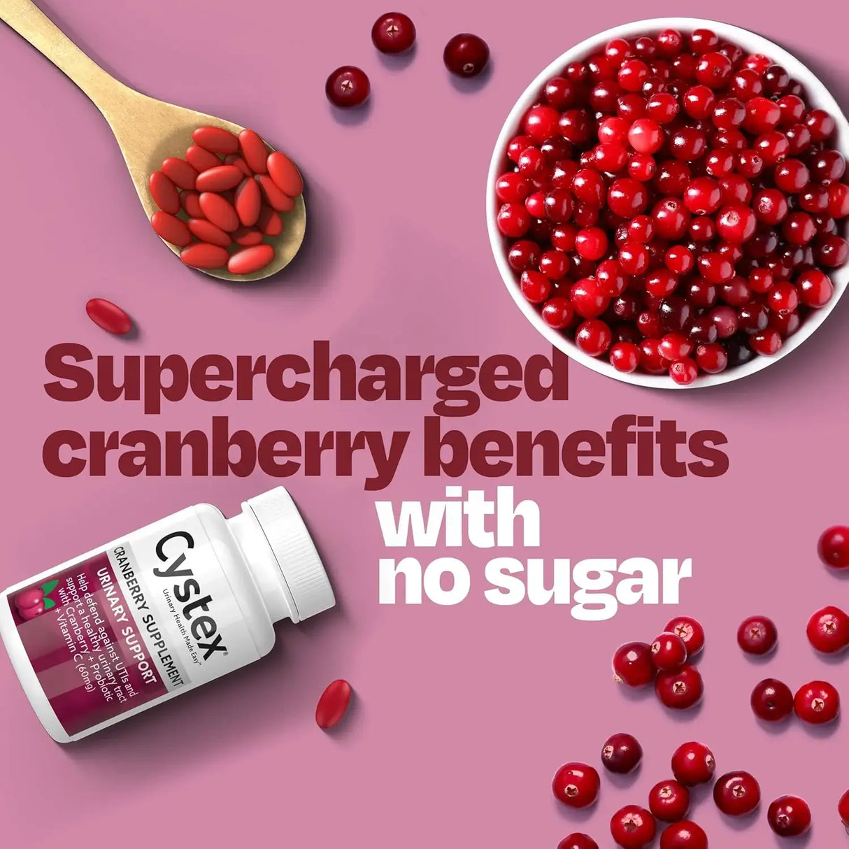 CYSTEX - Cystex Cranberry Urinary Health 75 Capsulas - The Red Vitamin MX - Suplementos Alimenticios - {{ shop.shopifyCountryName }}