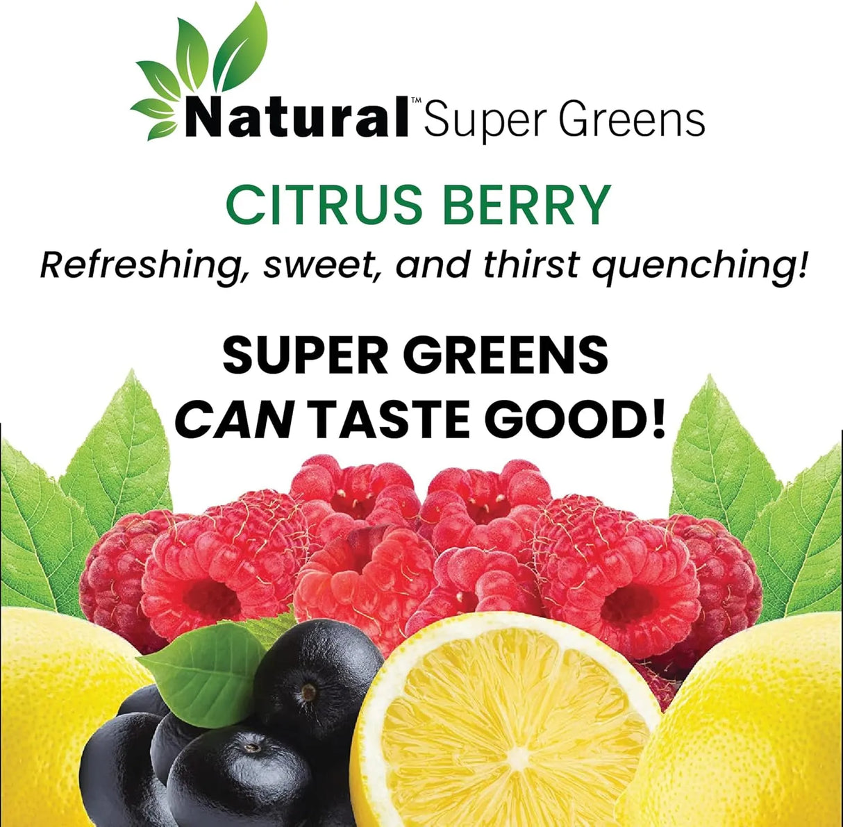 NATURAL VITAMINS - Natural Vitamins Natural Super Greens Powder 30 Servicios Citrus Berry 210Gr. - The Red Vitamin MX - Suplementos Alimenticios - {{ shop.shopifyCountryName }}