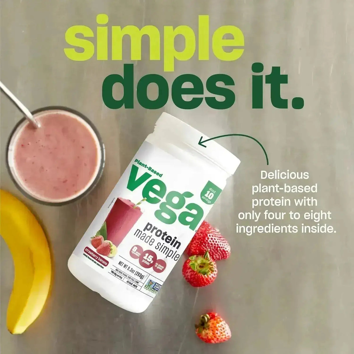 VEGA - Vega Protein Made Simple Protein Powder Vanilla 1 Kg. - The Red Vitamin MX - Suplementos Alimenticios - {{ shop.shopifyCountryName }}