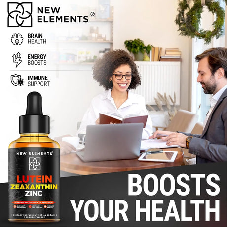 NEW ELEMENTS - New Elements Liquid Lutein Drops 20Mg. with Zeaxanthin 60Ml. - The Red Vitamin MX - Suplementos Alimenticios - {{ shop.shopifyCountryName }}