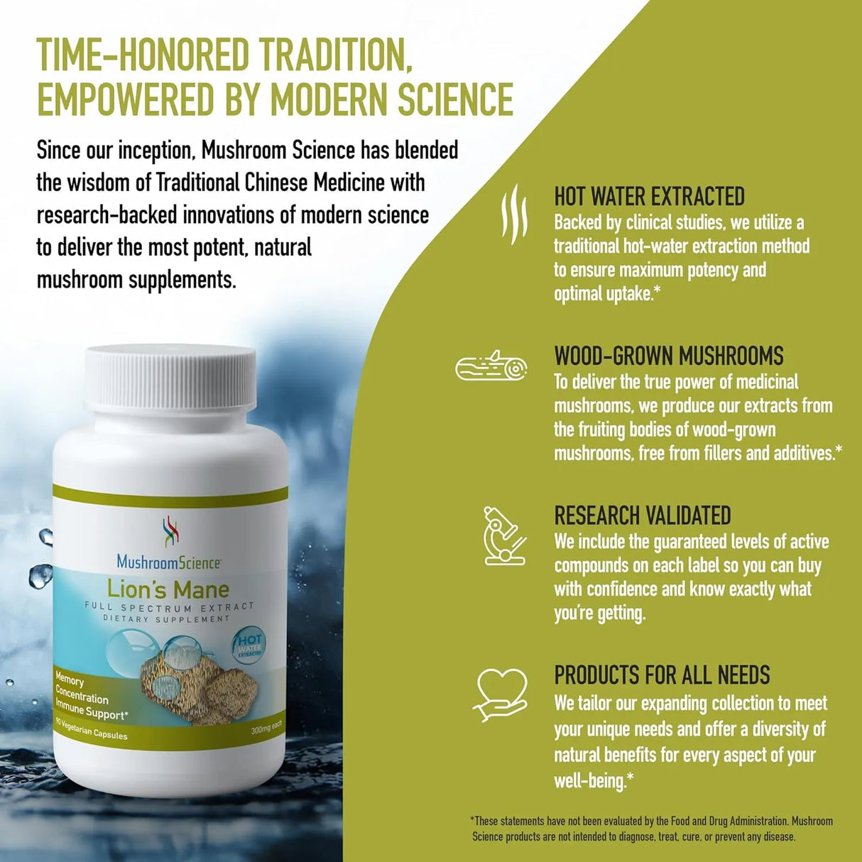 MUSHROOMSCIENCE - MushroomScience Lions Mane Mushroom 90 Capsulas - The Red Vitamin MX - Suplementos Alimenticios - {{ shop.shopifyCountryName }}