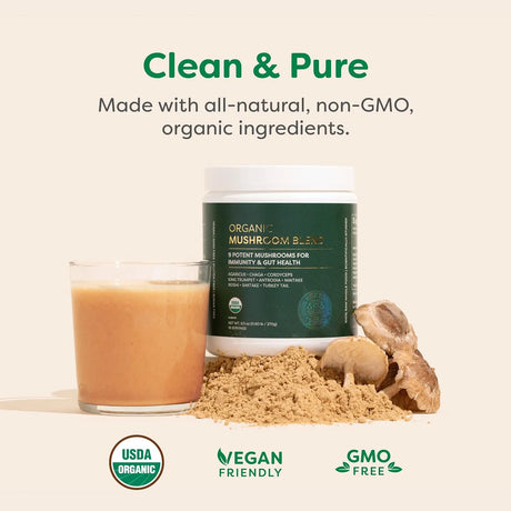 GLOBAL HEALING CENTER - Global Healing Organic Mushroom Powder 270Gr. - The Red Vitamin MX - Suplementos Alimenticios - {{ shop.shopifyCountryName }}