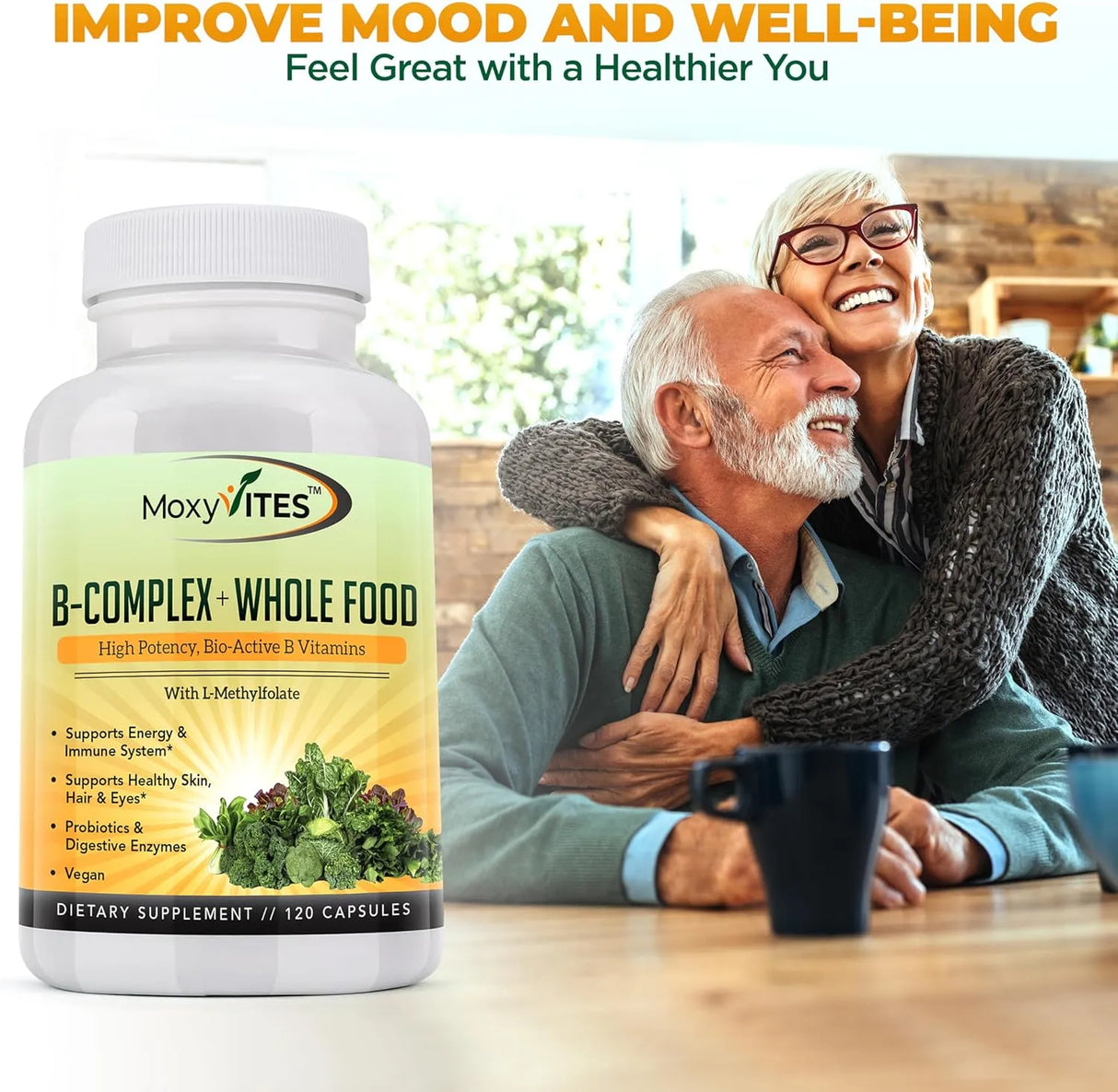 MOXYVITES - MoxyVites Vitamin B Complex 120 Capsulas - The Red Vitamin MX - Suplementos Alimenticios - {{ shop.shopifyCountryName }}