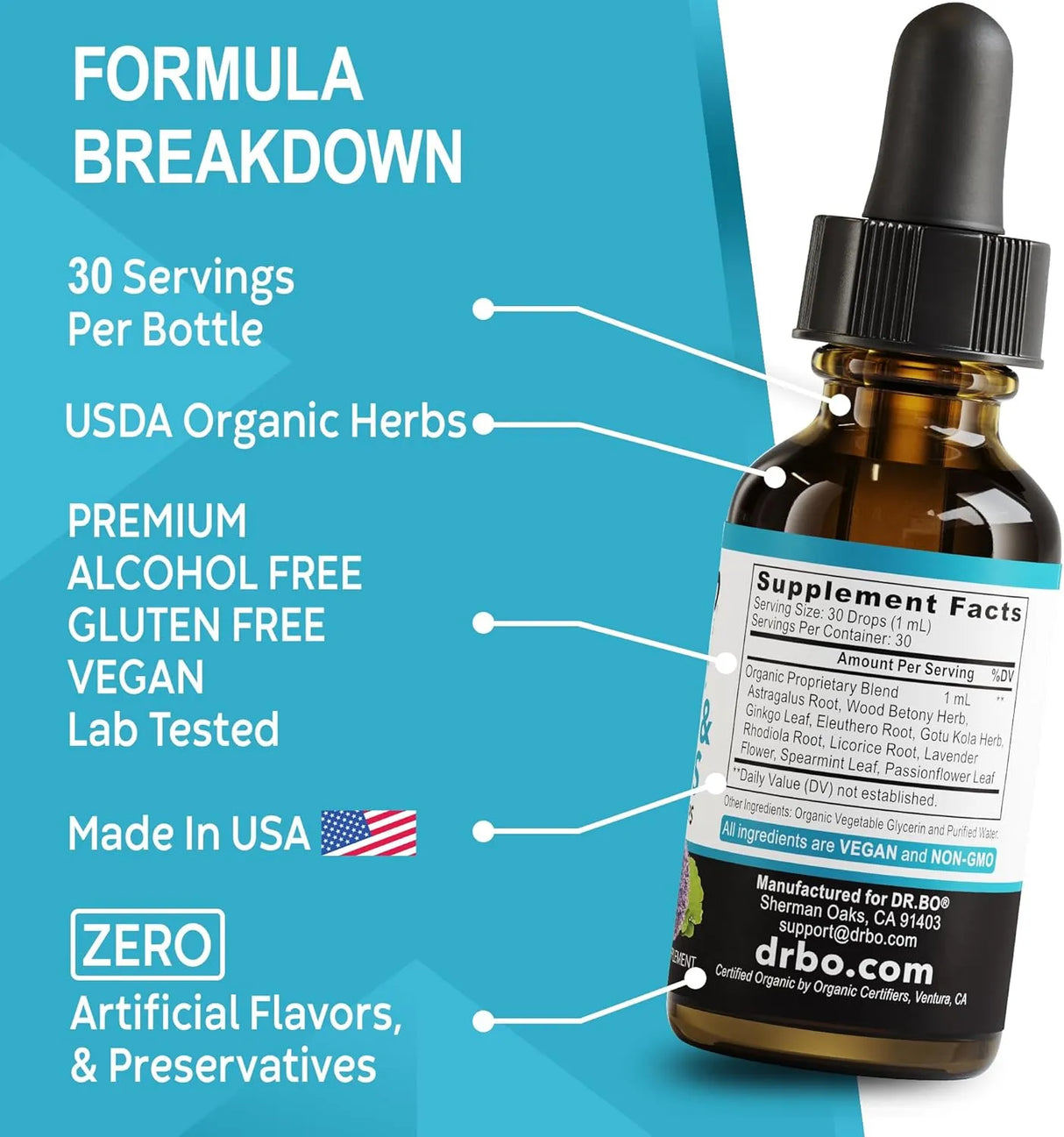 DR. BO - DR. BO Adrenal & Focus 1 Fl.Oz. - The Red Vitamin MX - Suplementos Alimenticios - {{ shop.shopifyCountryName }}