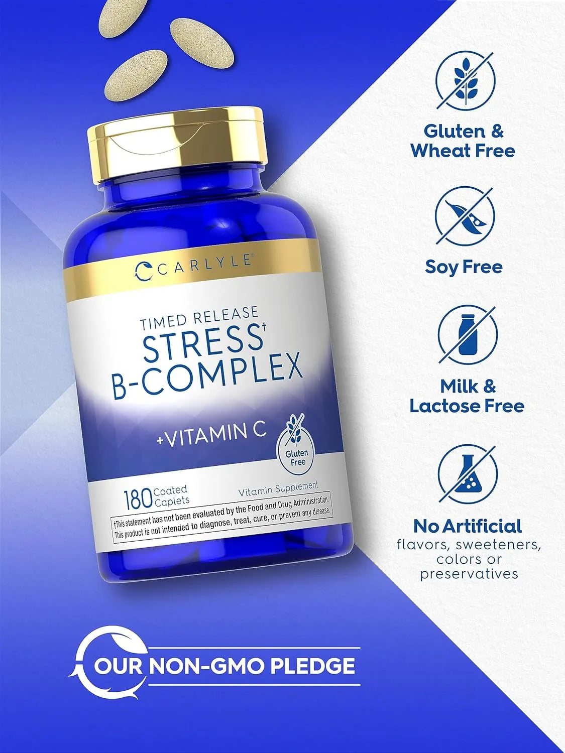 CARLYLE - Carlyle Stress B-Complex 180 Capsulas - The Red Vitamin MX - Suplementos Alimenticios - {{ shop.shopifyCountryName }}