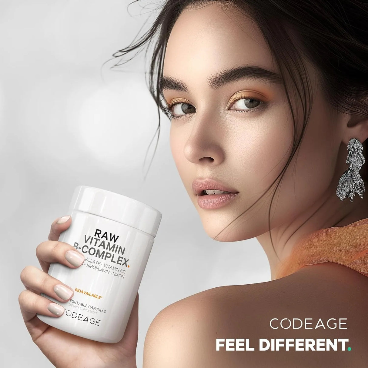 CODEAGE - Codeage Raw Vitamin B-Complex 60 Capsulas - The Red Vitamin MX - Suplementos Alimenticios - {{ shop.shopifyCountryName }}