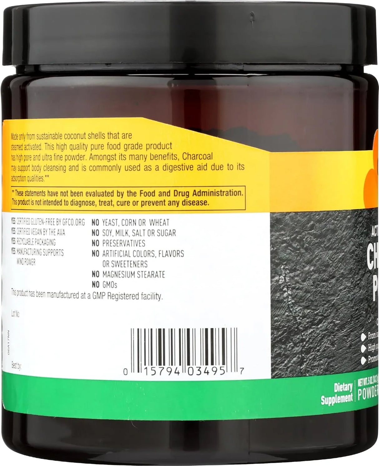 COUNTRY LIFE - Country Life Charcoal Powder 280 Servicios 141Gr. - The Red Vitamin MX - Suplementos Alimenticios - {{ shop.shopifyCountryName }}