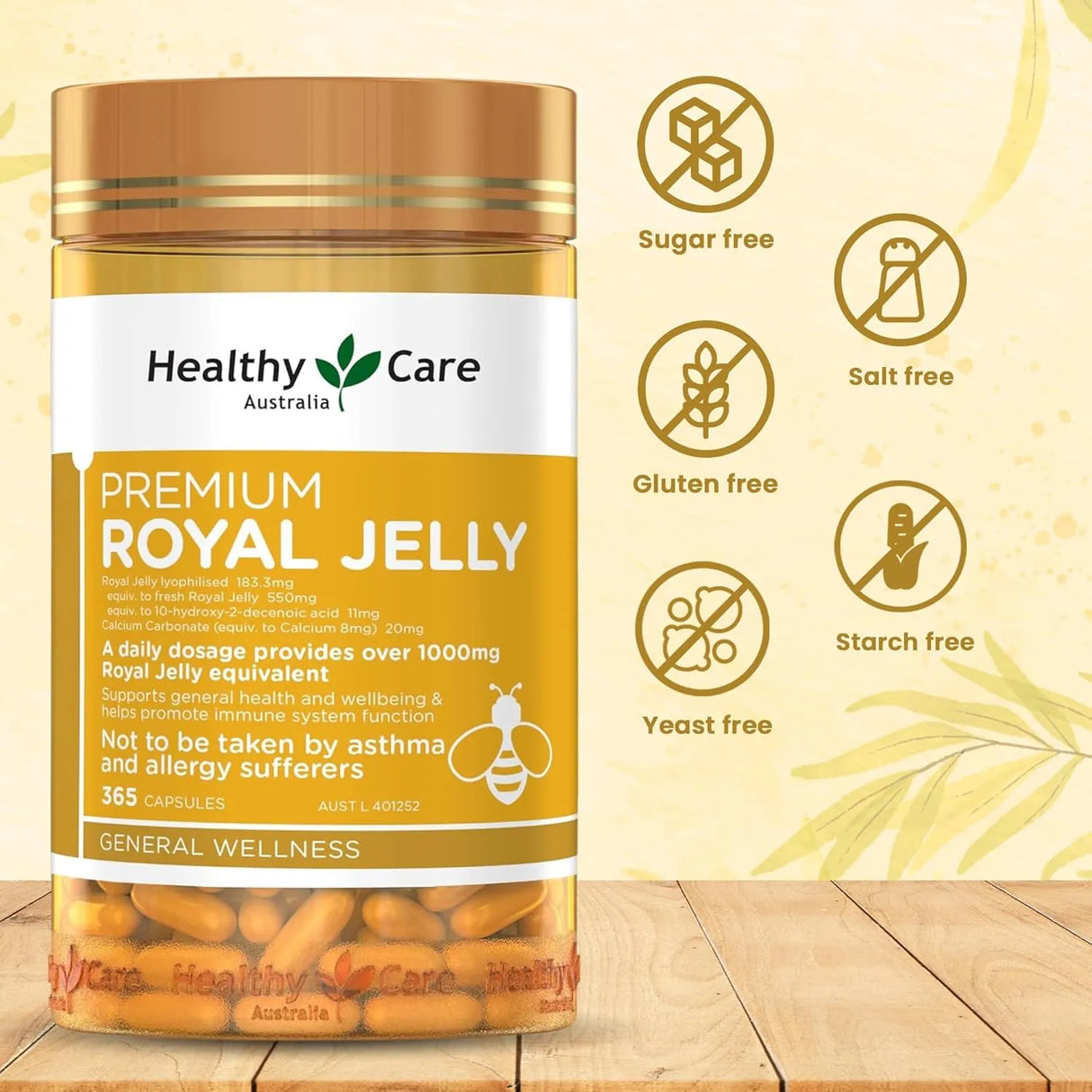 HEALTHY CARE - Healthy Care Royal Jelly 365 Capsulas - The Red Vitamin MX - Suplementos Alimenticios - {{ shop.shopifyCountryName }}