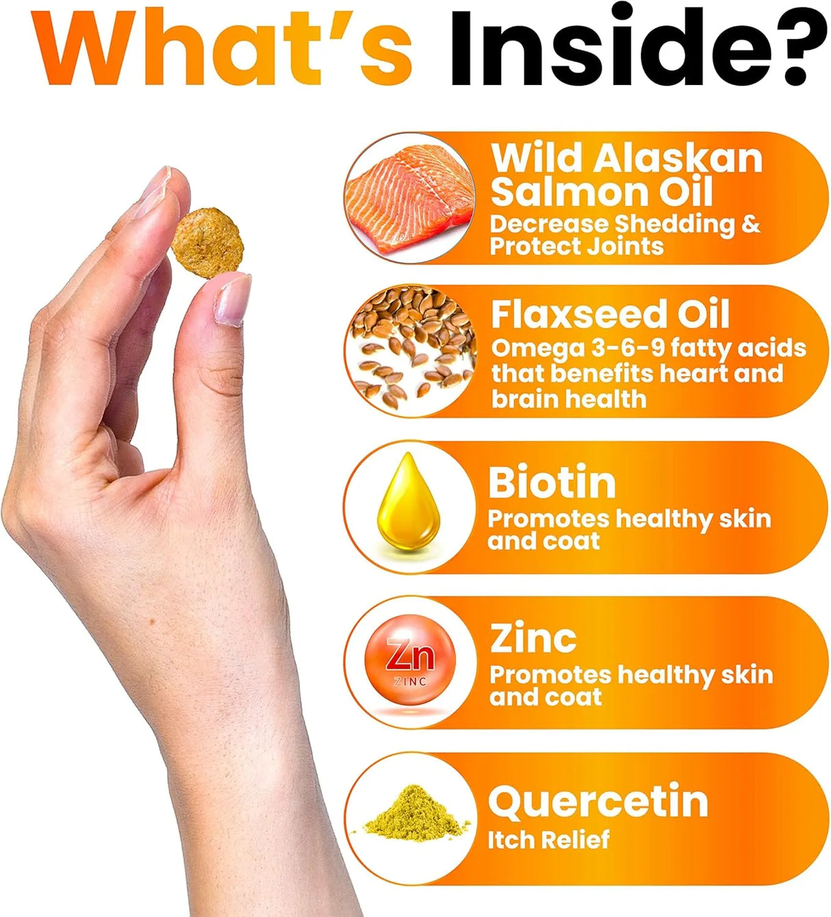 GRATEFUL PAWZ - Grateful Pawz Fish Oil for Dogs Chews 120 Masticables - The Red Vitamin MX - Aceite De Pescado Para Perros - {{ shop.shopifyCountryName }}