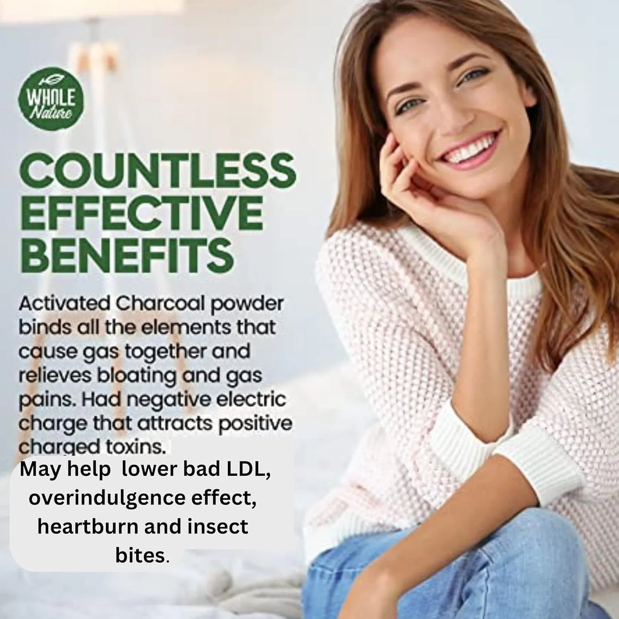 WHOLE NATURE - Whole Nature Pure Coconut Activated Charcoal 180 Capsulas - The Red Vitamin MX - Suplementos Alimenticios - {{ shop.shopifyCountryName }}