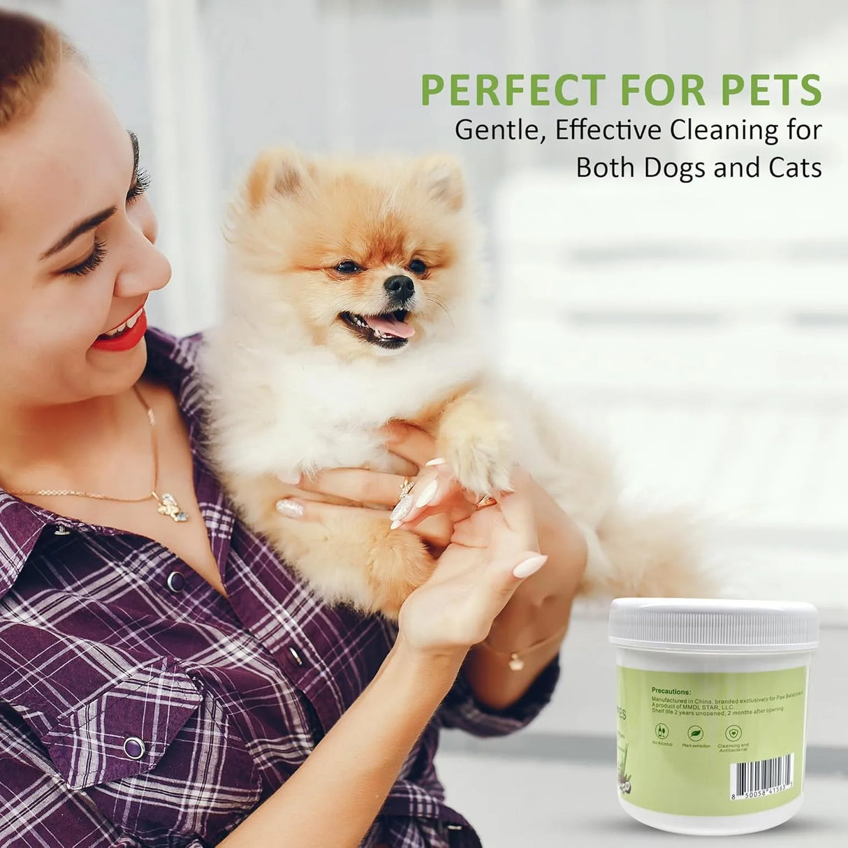 PAW BALLET - PAW BALLET Pet Eye Wipes for Cats & Dogs 120 Toallitas - The Red Vitamin MX - Cuidado De Los Ojos De Los Perros - {{ shop.shopifyCountryName }}