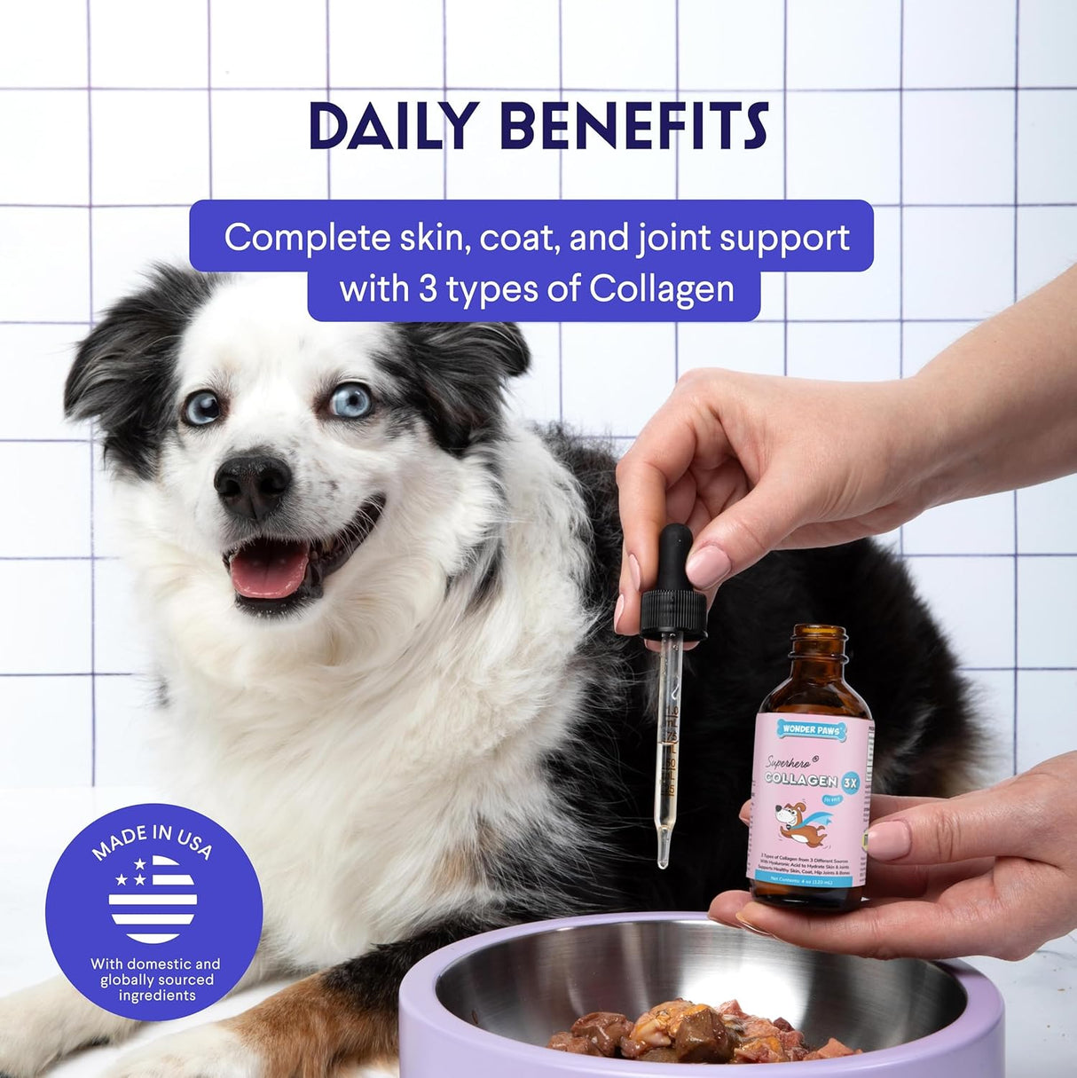 WONDER PAWS Premium Collagen for Dogs 120Ml.