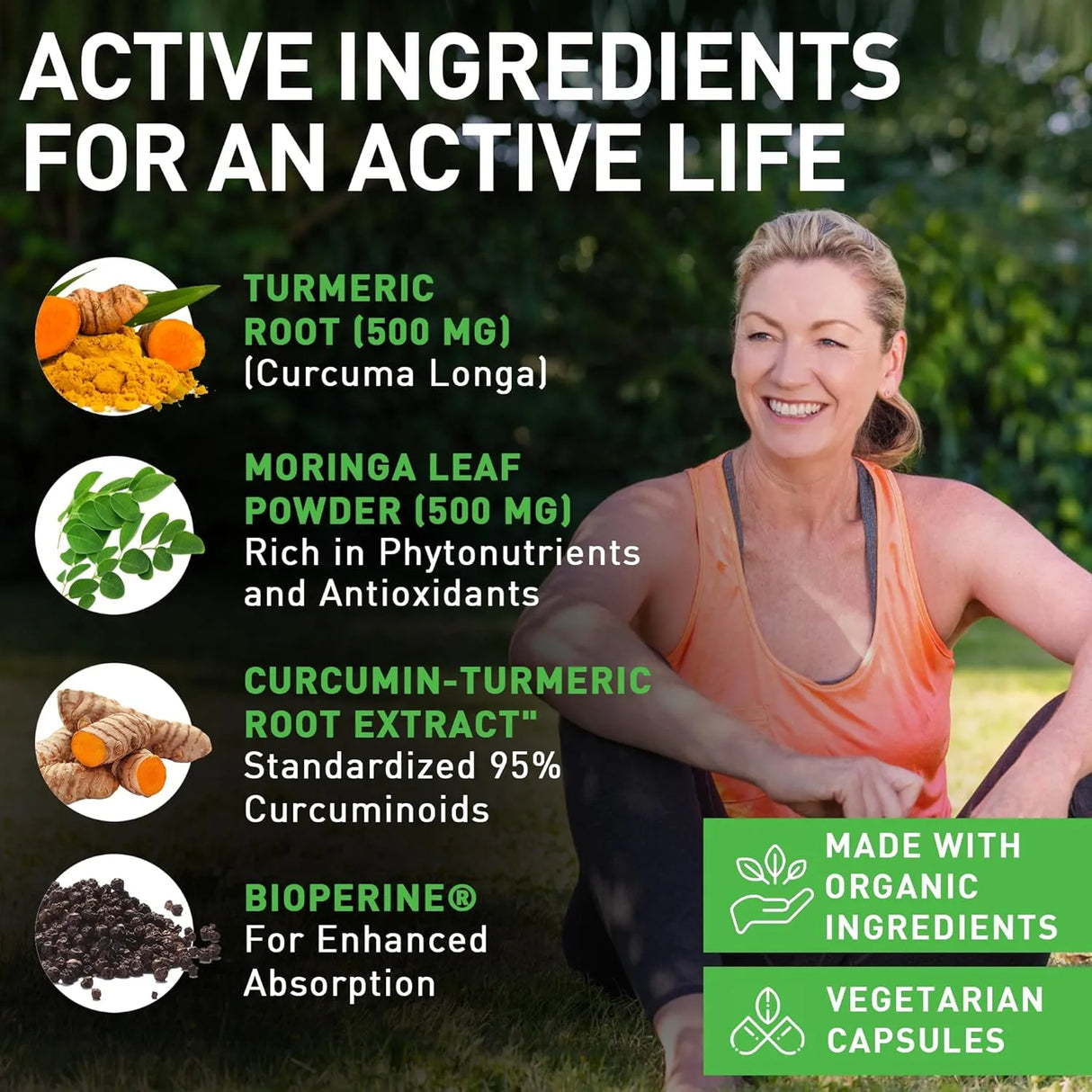 PIUS NATURE - PIUS NATURE Turmeric Moringa 120 Capsulas - The Red Vitamin MX - Suplementos Alimenticios - {{ shop.shopifyCountryName }}