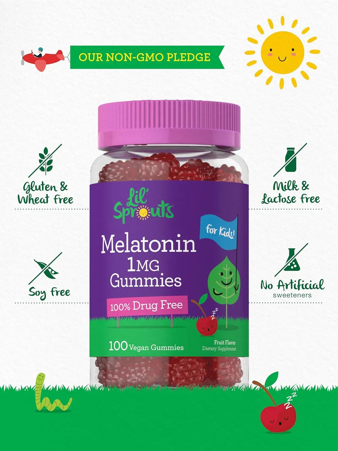 CARLYLE - Carlyle Kids Melatonin Gummies 1Mg. 100 Gomitas - The Red Vitamin MX - Suplementos Alimenticios - {{ shop.shopifyCountryName }}