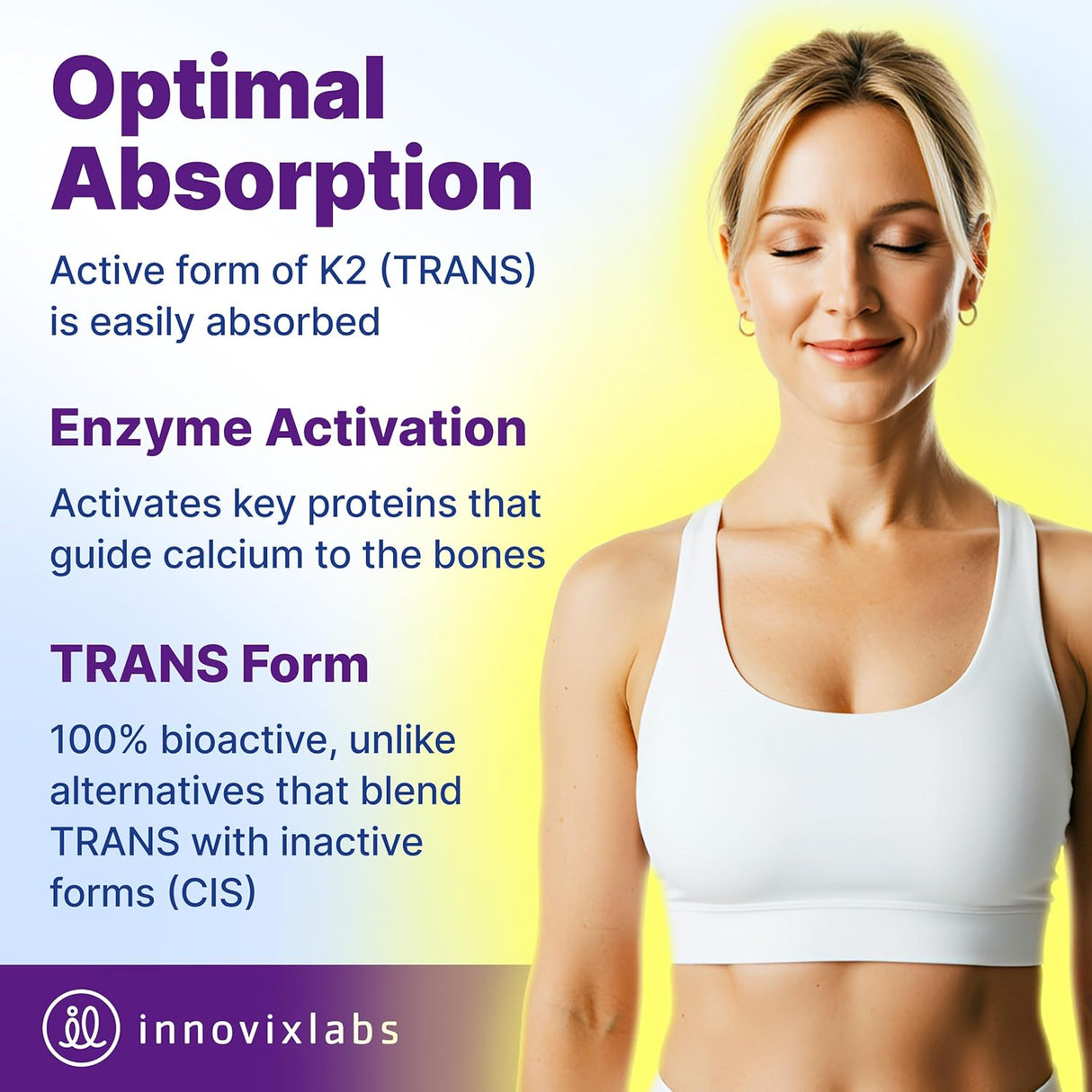 InnovixLabs Full Spectrum Vitamin K2 90 Capsulas