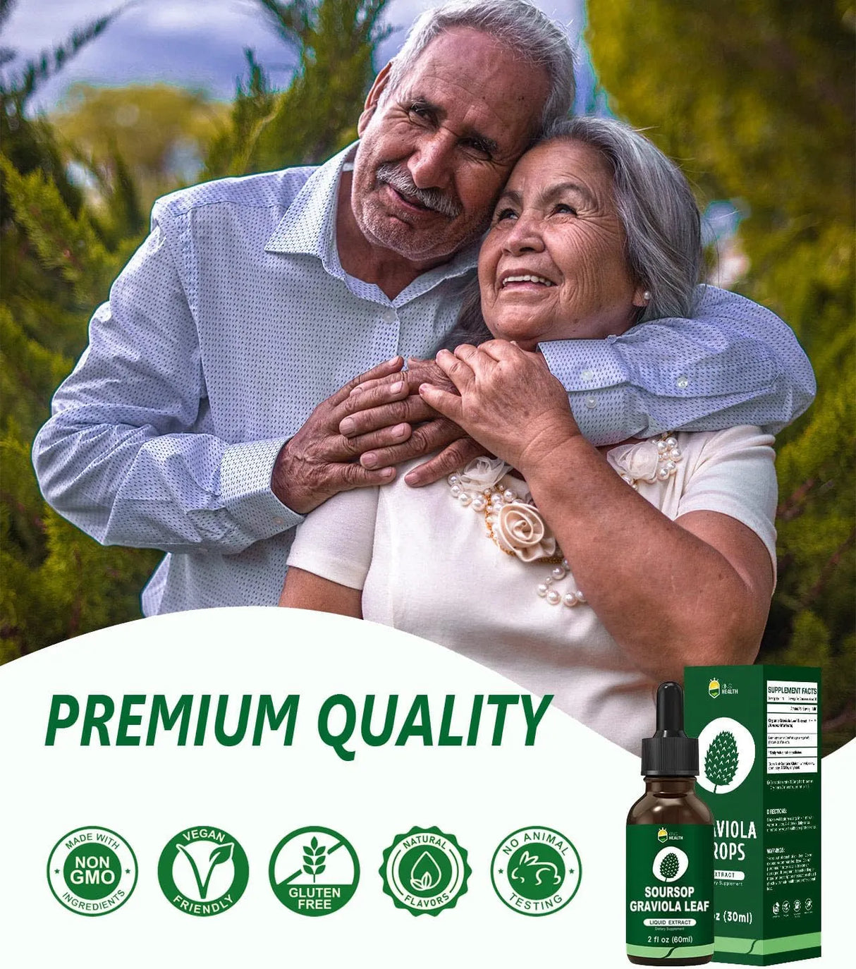 KINGHEALTH - KingHealth Organic Soursop Graviola Guanabana Leaves Extract Liquid 2 Fl.Oz. - The Red Vitamin MX - Suplementos Alimenticios - {{ shop.shopifyCountryName }}